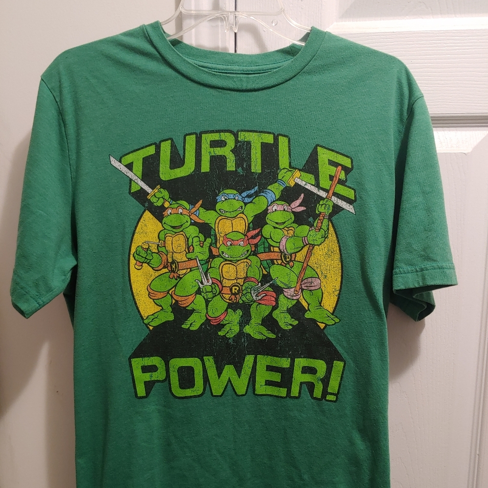 TEENAGE MUTANT NINJA TURTLES GREEN RETRO T-shirt